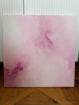 Abstraktní obraz - Láska je ve vzduchu… 60x60cm