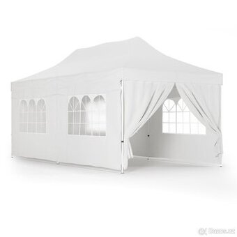 Nový  nůžkový altán  6 x 3 metry v bílé barvě