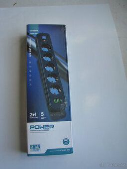 Zásuvková lišta 5xUSB+USB-C+5x 240V