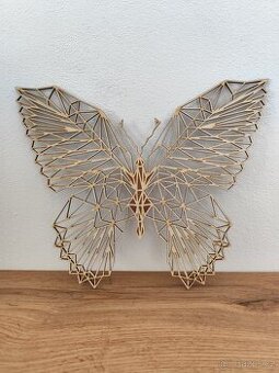 Gravirovany motýl 30x27cm