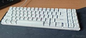 Prodám klávesnici CZC Halfling bílá - 1