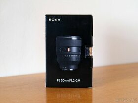 nový Sony FE 50mm f/1.2 GM