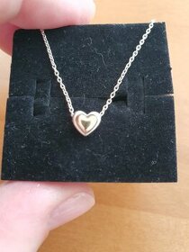 Pandora řetízek - náhrdelník srdíčko 585, 925