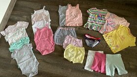 Set letního oblečení pro holčičky vel. 18-24 m