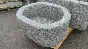 Kamenná stírka, kamenka, koryto, 109x83x52 cm - 1