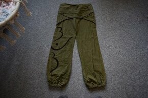 Kalhoty, harémky, S/M/36 hippie, nepál