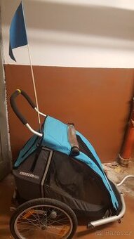 Croozer for kids 1 vozik za kolo velmi pĕkný