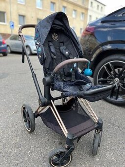 Cybex Priam Rose jewels 3v1 top stav edice Broučci