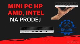 3x Mini PC HP a LCD HP EliteDisplay E243 platí do smazání