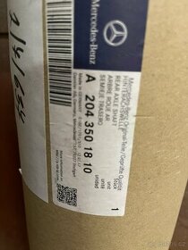 Poloosa zadní MB W204 nová originál A2043501810