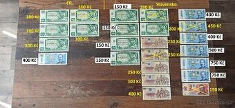 Bankovky ČR, Slovensko 1993+