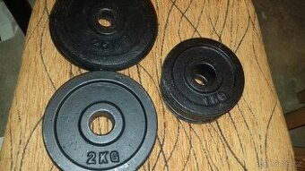 Zaváži na činky: 2x 2,5 kg,2x2 kg, 4x1 kg - 1