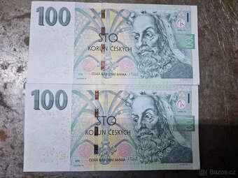 Bankovka 100 Kč série Y