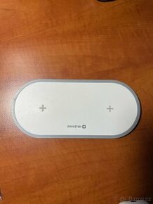 Swissten Wireless nabíječka 2v1 22055507, bílá