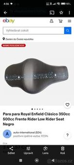 Sedlo pro Royal enfield classic 500/350(starou)