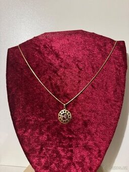 Zlatý řetízek se znamením lva 6,99g 585/1000