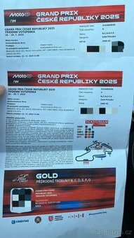 Akce MotoGP vstupenky GOLD 2025 Brno