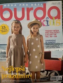 Burda kids 3/2016, Burda kids 3/2017 a střih Burda kids 9828