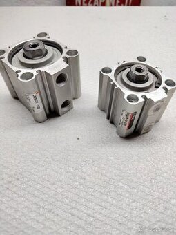 SMC kompaktní pneumatický válec, ECQ2B40-20D+CQ2B50TF-25DZ