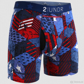 2UNDR - pánské boxerky Swing Shift 6" - Freedom M/L
