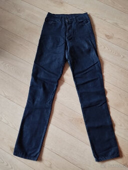 Džíny vel.W:36 tmavěmodré výšivka "M" MC Donalds elastické