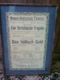 divadelní vývěsky - fotokopie