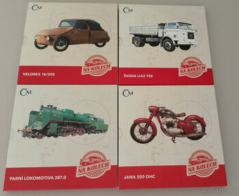 Sada 4 mincí ze série Na kolech 2023