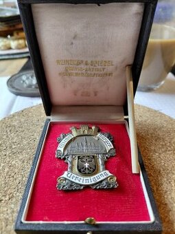 Starý odznak Wiener Burger Vereinigung v etui