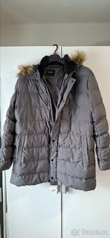 Pánská zimní delší teplá bunda velikost XL