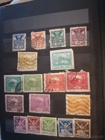 Staré známky poštovní a reklamni