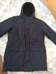 zimní tmavě modrá pánská teplá bunda/kabát zn. FSBN vel. M