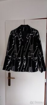 Dámské sako černo-bílé