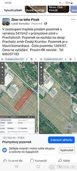 Průmyslový pozemek v Prachaticích - 1