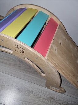 Montessori duhová houpačka 5in1 fresh