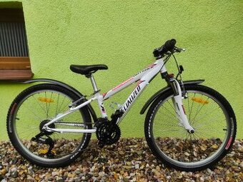 Značkové dětské kolo SPECIALIZED 24" (bílá/růžová)