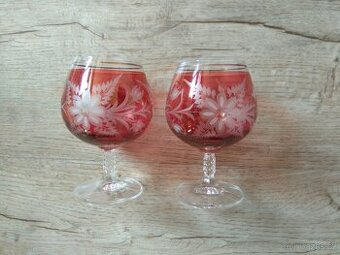 sklenice na koňak, přátelská sada