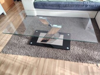 Konferenční skleněný stůl