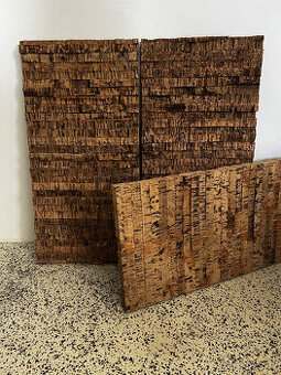 Dekorativní korkový panel 600x300mm/přírodní kůra/akustcký