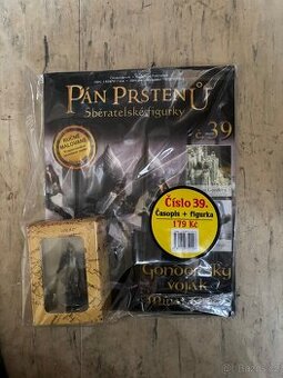 Pán prstenů zabalená sběratelská čísla časopisů + figurka