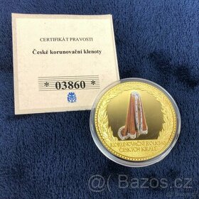 Mince KORUNOVAČNÍ ROUCHO ČESKÝCH KRÁLŮ