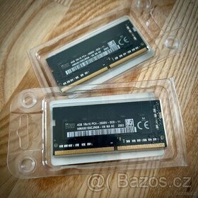 Dva SO-DIMM 4GB DDR4 2666MHz