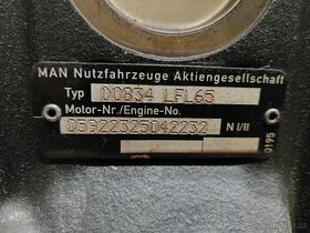 Polomotor MAN tgl 220.  D0834LFL65