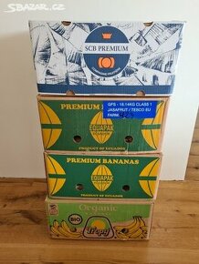 Banánové krabice na stěhování