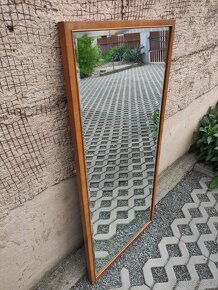 Starožitné Art Deco zrcadlo - 130 x 61 cm