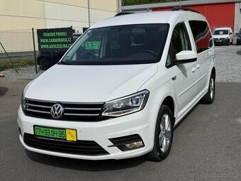 ► VW CADDY MAXI 2,0 TDI - 75 KW, 7 MÍST, AUTOM. PARKOVÁNÍ ◄