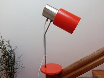 Retro oranžová lampička Napako typ 1636