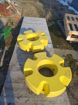 Litinové závaží John Deere 2x 625kg