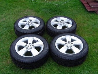 4XLETNÍ HLINÍKOVÁ KOLA ŠKODA FABIA III,IV ,RAPID 185/60 R15