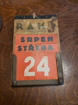 Starý kalendář Rako - 1