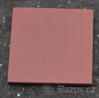 Obklad dlažba venkovní červená 15x15 cm